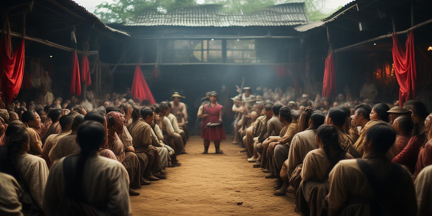 红色沉浸剧《肖张风云》首演,村民自导自演谱写革命史诗